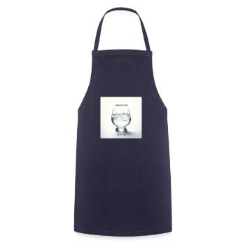Gib dem Leben einen Gin - Trinkspruch - Kochschürze - Navy - Vorne - AI Model Male 185 dark (185cm)
