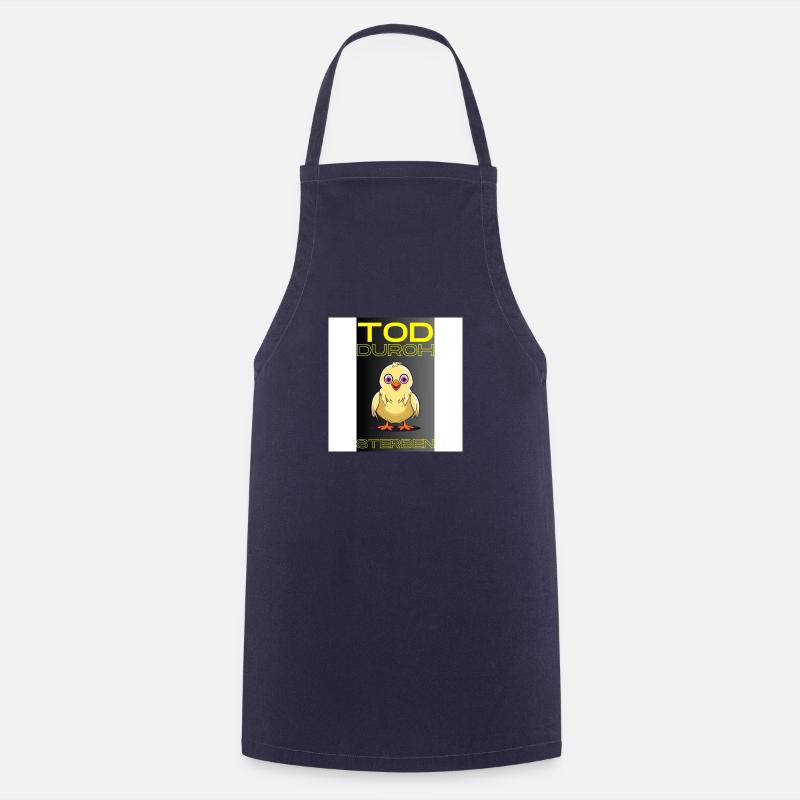 Poussin psychopathe - Tablier de cuisine - marine