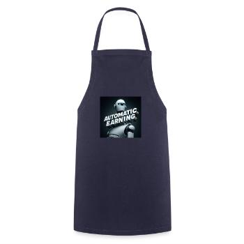 Automaattinen Tienaaminen - Gain automatique - Tablier de cuisine - marine - Devant - AI Model Male 185 dark (185cm)