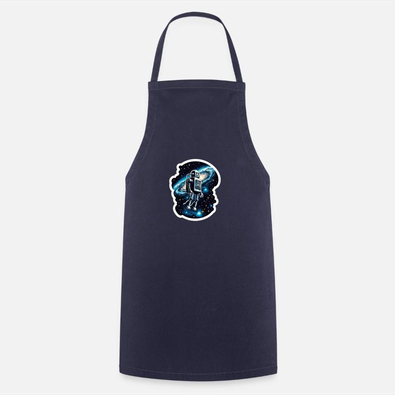 Androïde de l’espace - Tablier de cuisine - marine