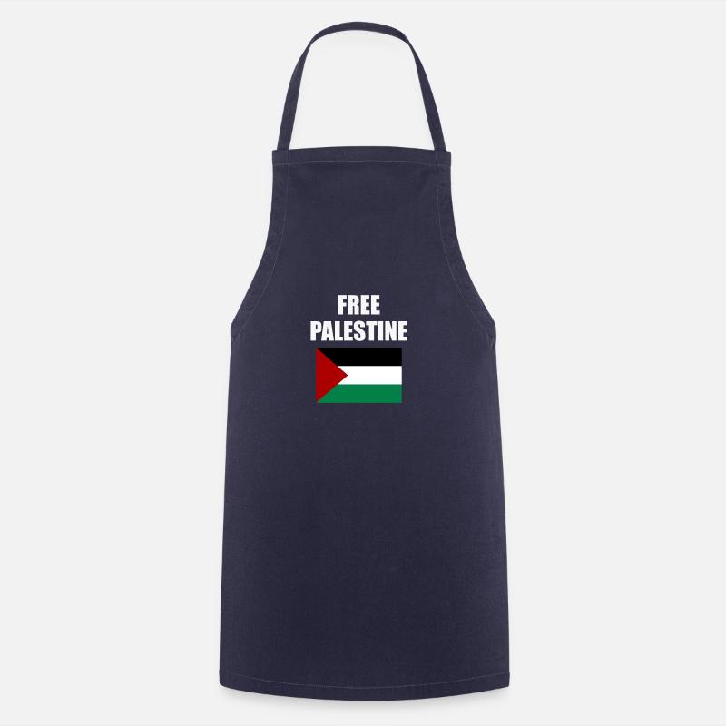 Palestine libre - Tablier de cuisine - marine