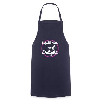 life balance harmony and balance awesome pure joy - Cooking Apron - navy - Front - AI Model Male 185 dark (185cm)