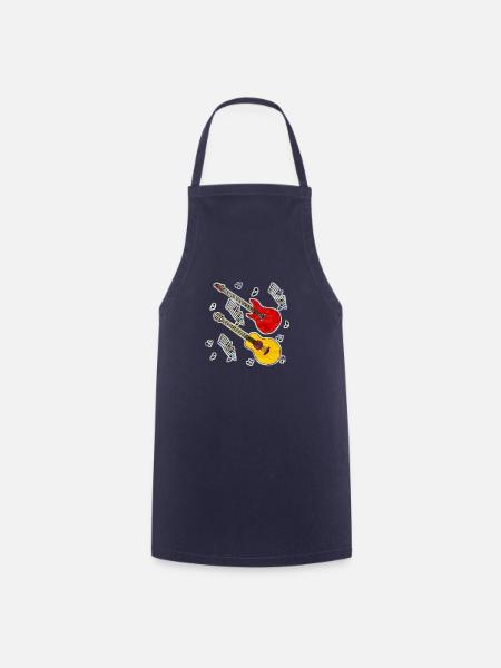 Gitarren - Kochschürze - Navy