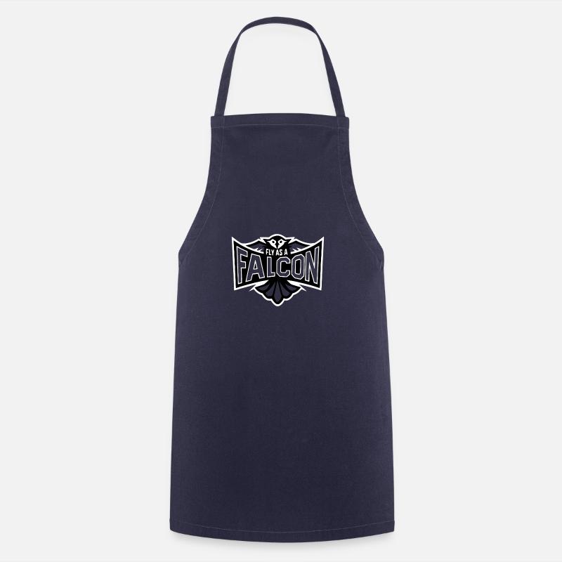 Fly As A Falcon - Cooking Apron - navy