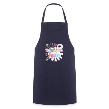 Tucano Mom - Multilingual - Mothers day - Cooking Apron - navy - Front - AI Model Male 185 dark (185cm)