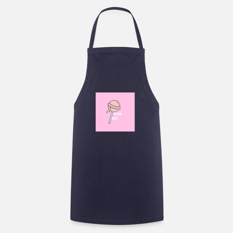 Sucette - bonbons - Tablier de cuisine - marine