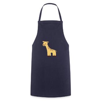 Giraffe - Kochschürze - Navy - Vorne - AI Model Male 185 dark (185cm)