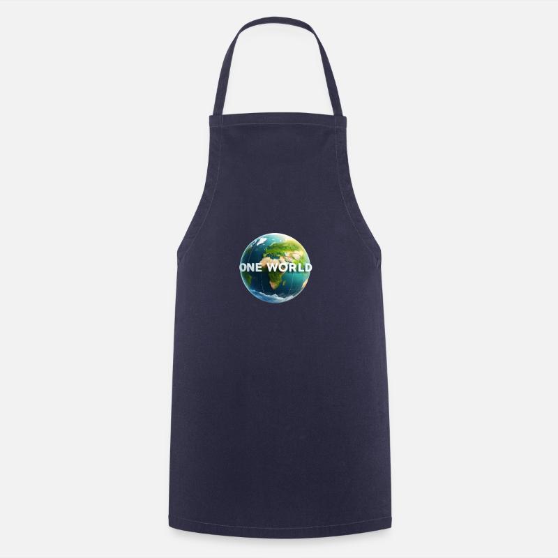 One World 3 - Kochschürze - Navy