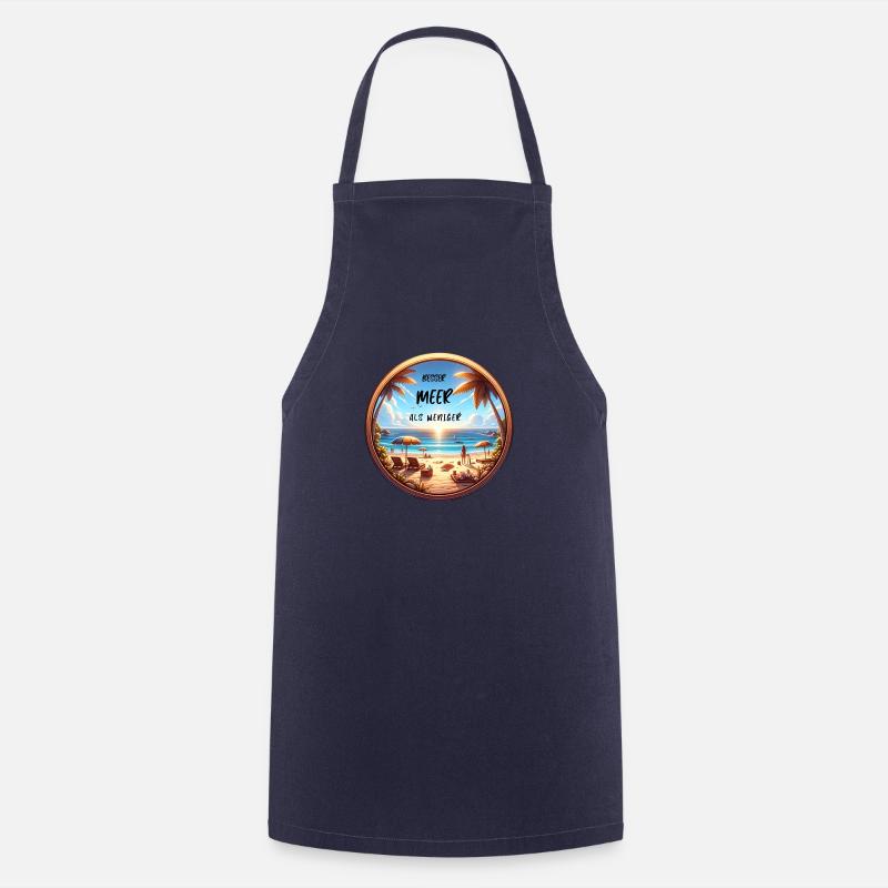 Better SEA than less - Cooking Apron - navy