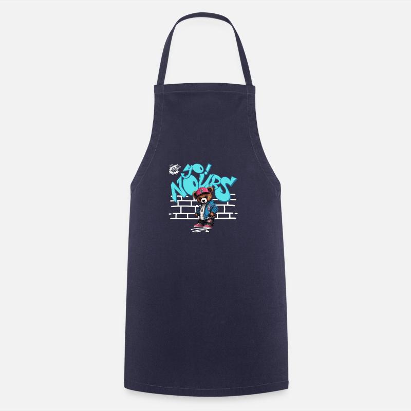Yo! Nours 2 - Tablier de cuisine - marine