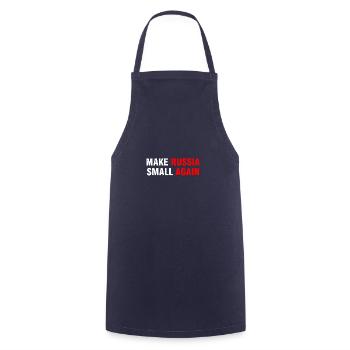 Make Russia Small Again - Tablier de cuisine - marine - Devant - AI Model Male 185 dark (185cm)