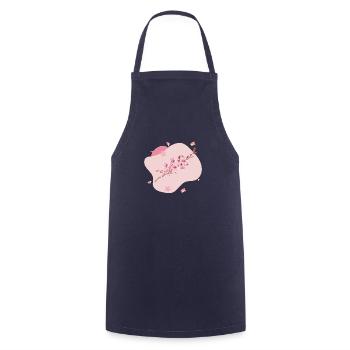 Sakura - Tablier de cuisine - marine - Devant - AI Model Male 185 dark (185cm)