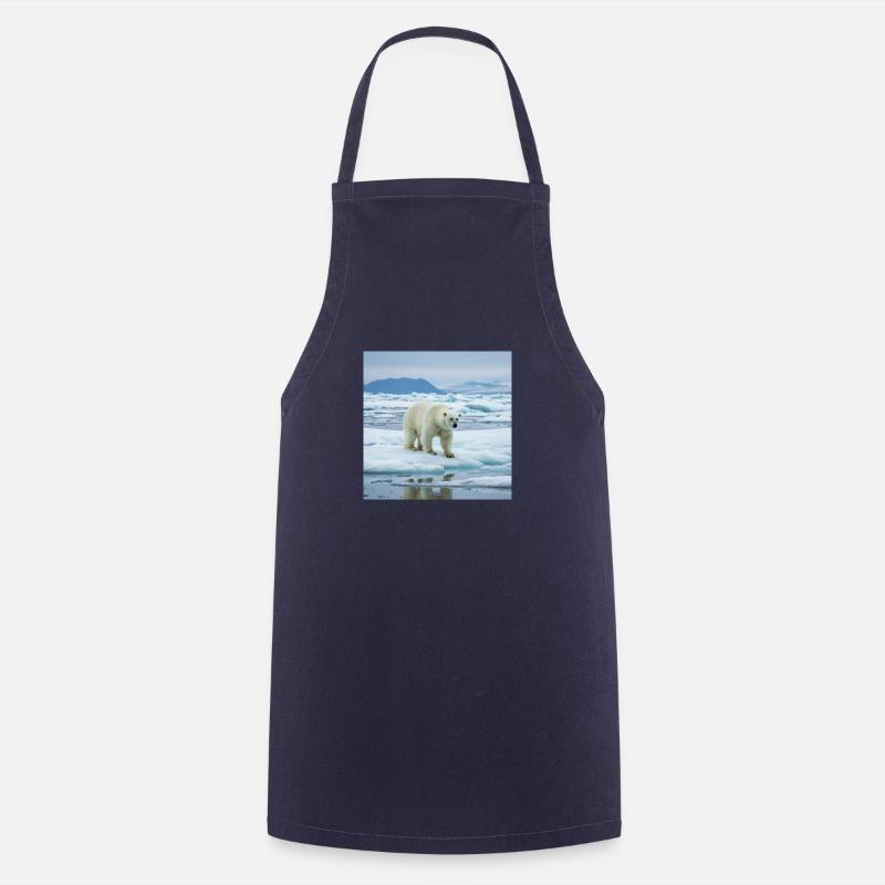 Eisbär zu Hause - Kochschürze - Navy