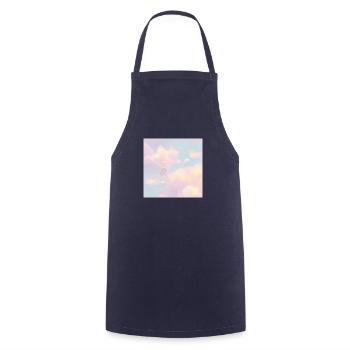 Ciel pastel rêveur - Tablier de cuisine - marine - Devant - AI Model Male 185 dark (185cm)