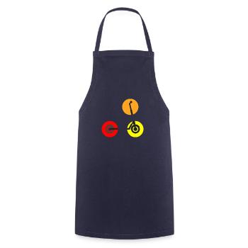 E-Scooter Scooter - Cooking Apron - navy - Front - AI Model Male 185 dark (185cm)