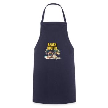 Beach Buster - Kochschürze - Navy - Vorne - AI Model Male 185 dark (185cm)