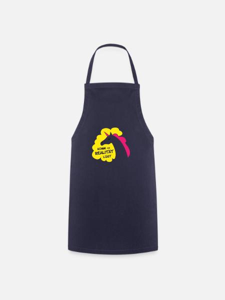 Mein Einhorn lebt - Kochschürze - Navy