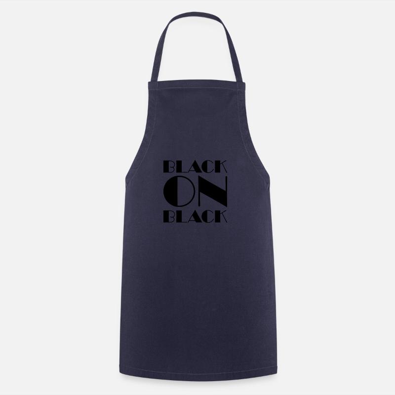 Black On Black - Cooking Apron - navy
