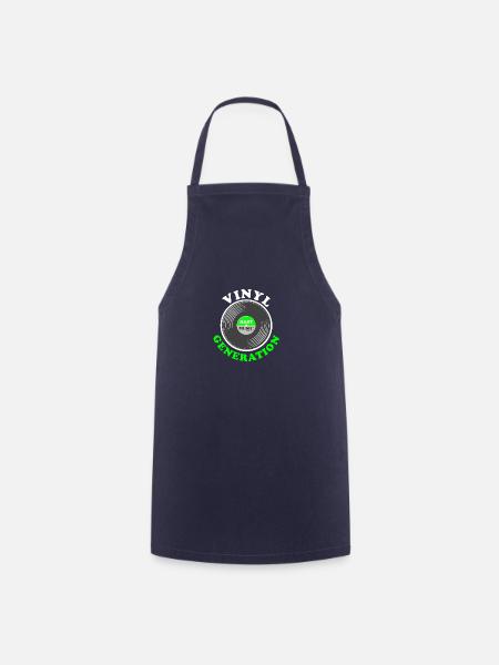 Génération de vinyle - Tablier de cuisine - marine