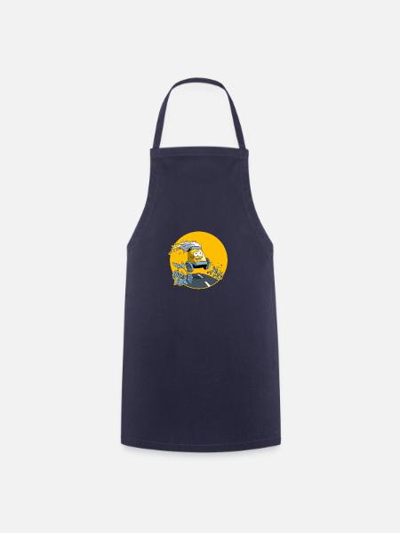 Bier für unterwegs - Kochschürze - Navy