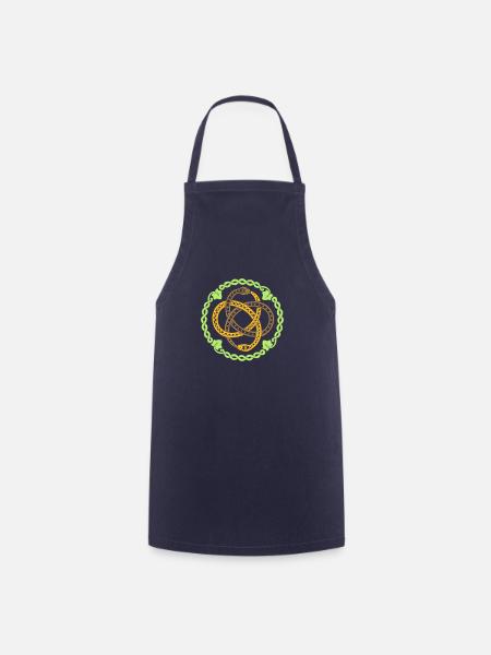 CelticSnake - Cooking Apron - navy