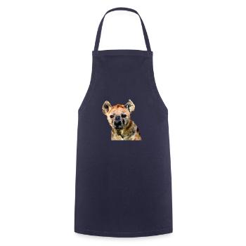 hyena - Cooking Apron - navy - Front - AI Model Male 185 dark (185cm)