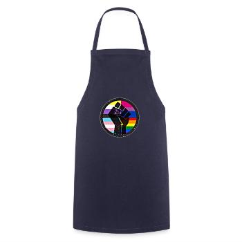Pride - Tablier de cuisine - marine - Devant - AI Model Male 185 dark (185cm)