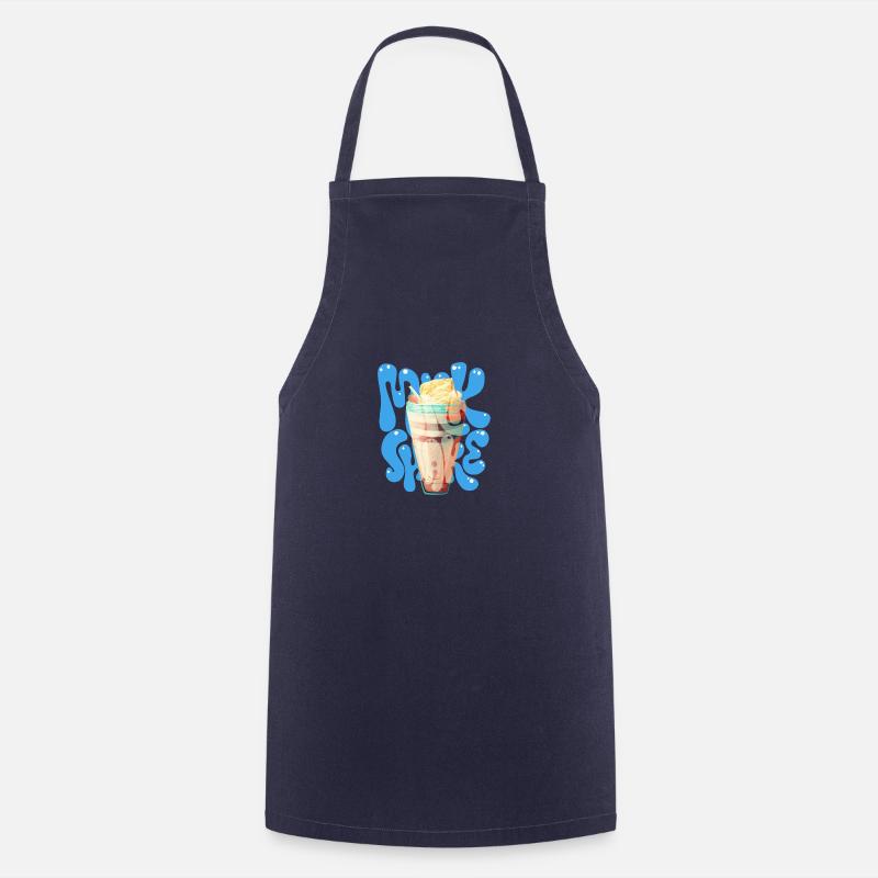milkshake - Tablier de cuisine - marine
