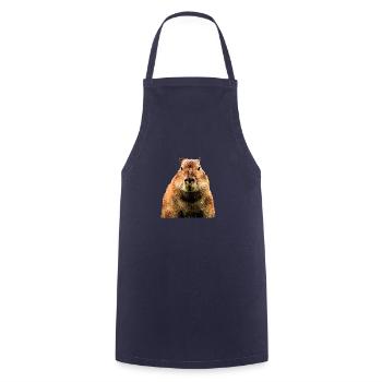 Capybara - Kochschürze - Navy - Vorne - AI Model Male 185 dark (185cm)