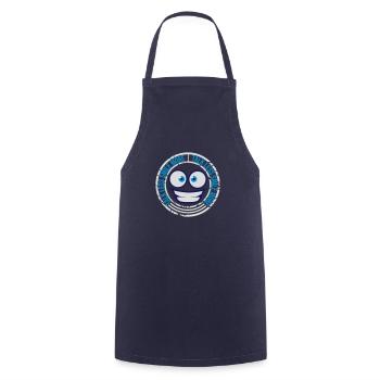 talk less smile more - Cooking Apron - navy - Front - AI Model Male 185 dark (185cm)