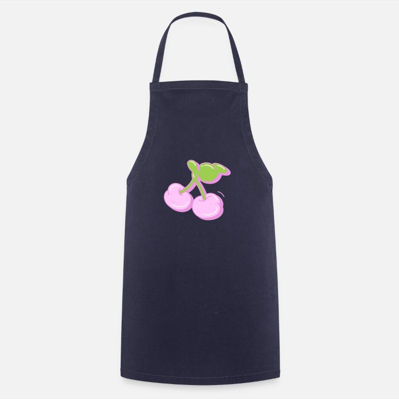 Kirsche - Kochschürze - Navy