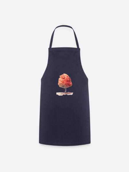 Herbstbaum - Kochschürze - Navy