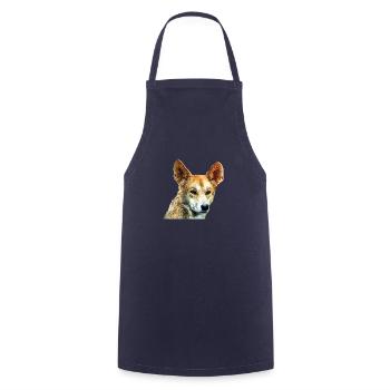 Dingo - Cooking Apron - navy - Front - AI Model Male 185 dark (185cm)