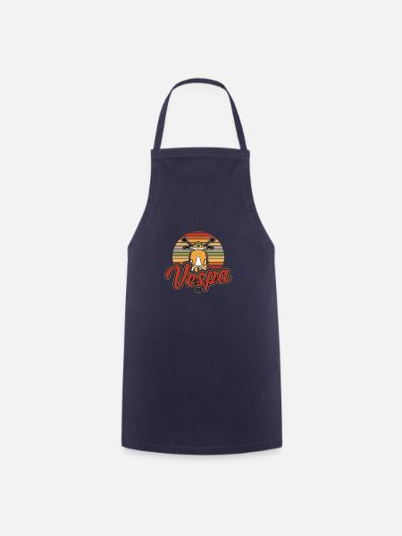 MOFA VINTAGE by The Manzanita's - Cooking Apron - navy