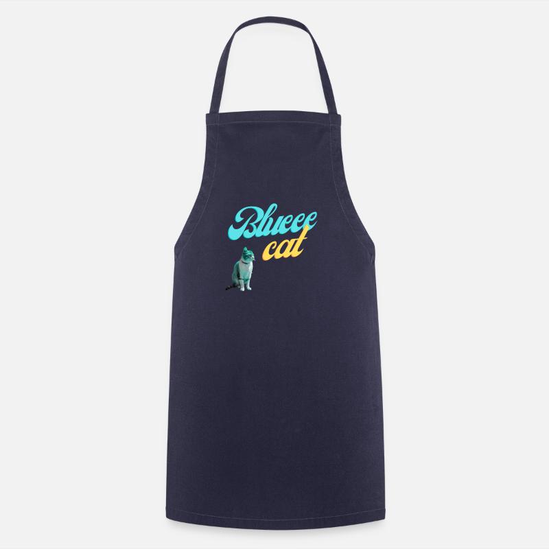 Blueee cat - Tablier de cuisine - marine
