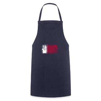 Qatar - Cooking Apron - navy - Front - AI Model Male 185 dark (185cm)