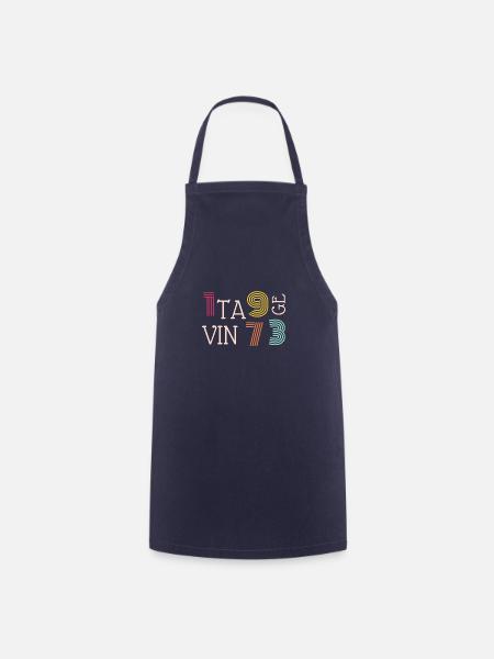 Weinlese - Kochschürze - Navy