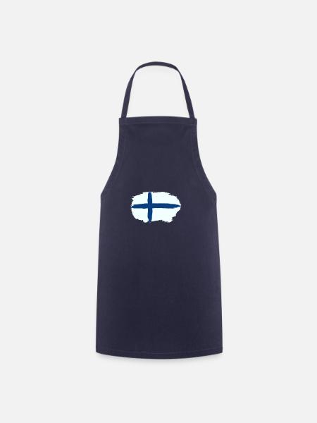 Finnland Skandinavien - Kochschürze - Navy