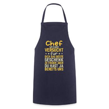 We Have Tried The Best Gift - Cooking Apron - navy - Front - AI Model Male 185 dark (185cm)