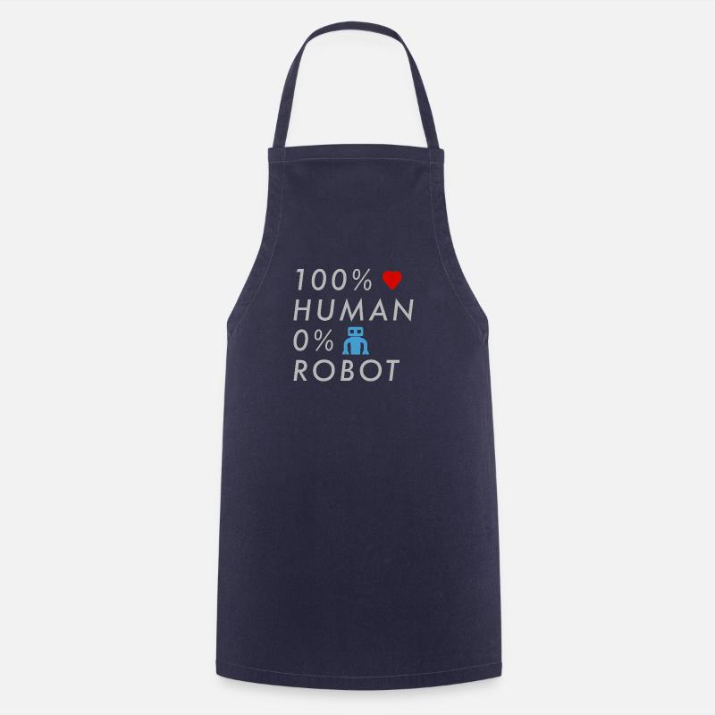 HUMAN NOT ROBOT - G - Kochschürze - Navy
