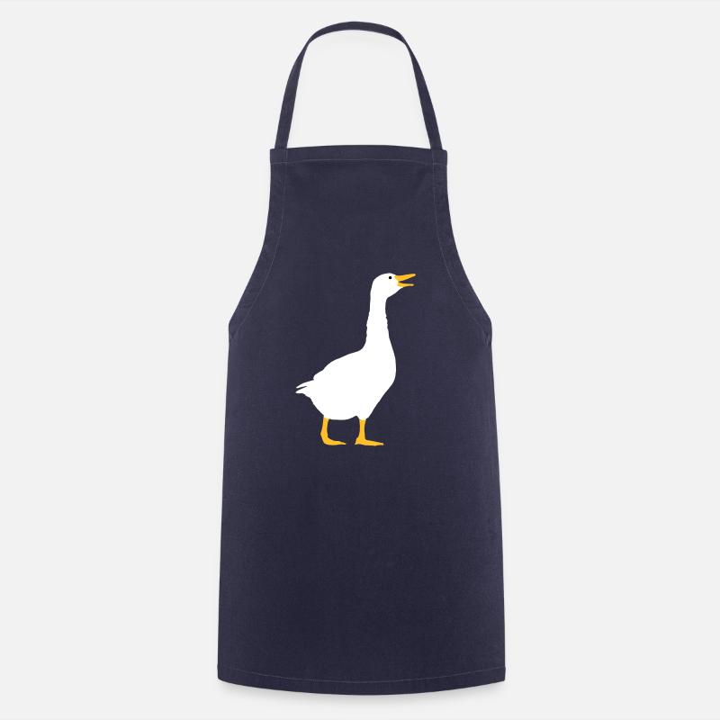 Lachende Gans Design - Kochschürze - Navy