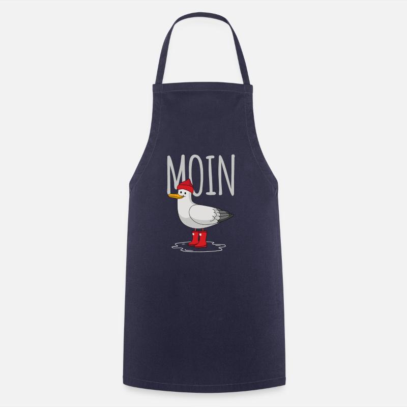 Moin Möwe - Kochschürze - Navy