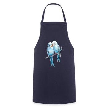Budgies - Cooking Apron - navy - Front - AI Model Male 185 dark (185cm)