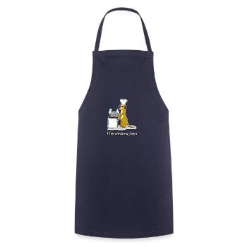 Herdmännchen - Kochschürze - Navy - Vorne - AI Model Male 185 dark (185cm)