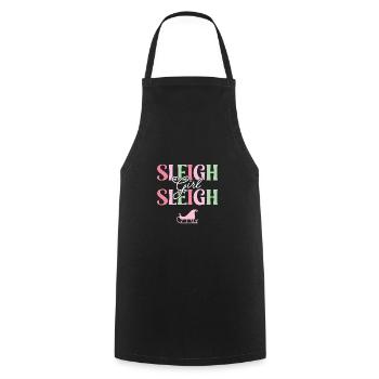 Sleigh Girl Sleigh - Cooking Apron - black - Front - AI Model Male 185 dark (185cm)