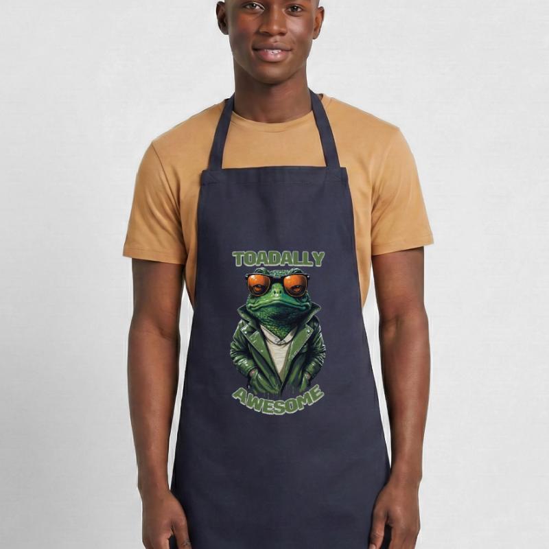 Toadally Awesome - Totally Awesome Cool Toad Cooking Apron