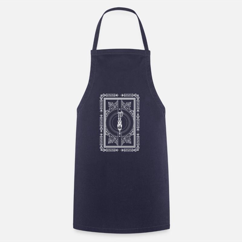 Darkness - Kingdom Hearts - Blanc - Tablier de cuisine - marine