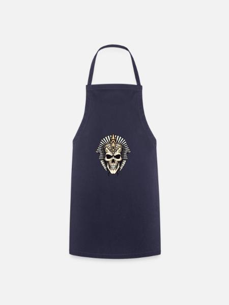 Pharao Totenkopf - Kochschürze - Navy