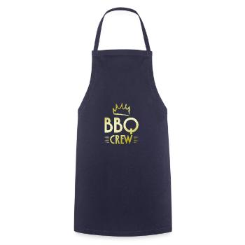 Équipe de barbecue - Tablier de cuisine - marine - Devant - AI Model Male 185 dark (185cm)