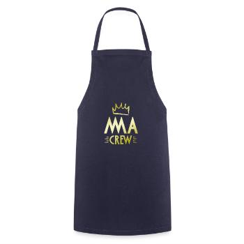 Mma Crew - Kochschürze - Navy - Vorne - AI Model Male 185 dark (185cm)